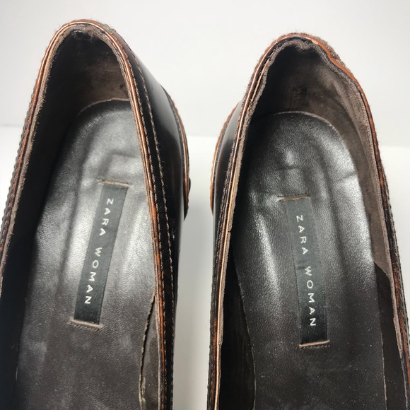 Zara Brown Classic Pumps - Picture 4 of 8